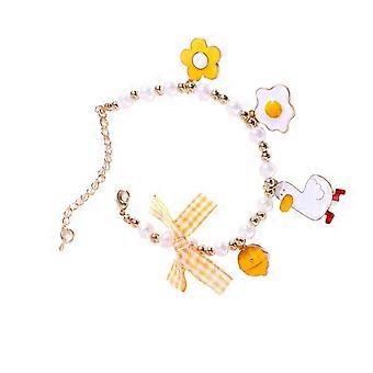 Pet Birthday Collar Pearl Bow Necklace for Decoration