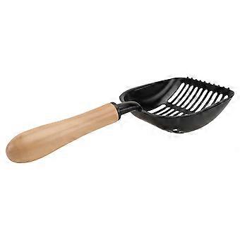 Cat with Wooden Handle for Pet Litter Cleaning 1Pcs Durable Tool
