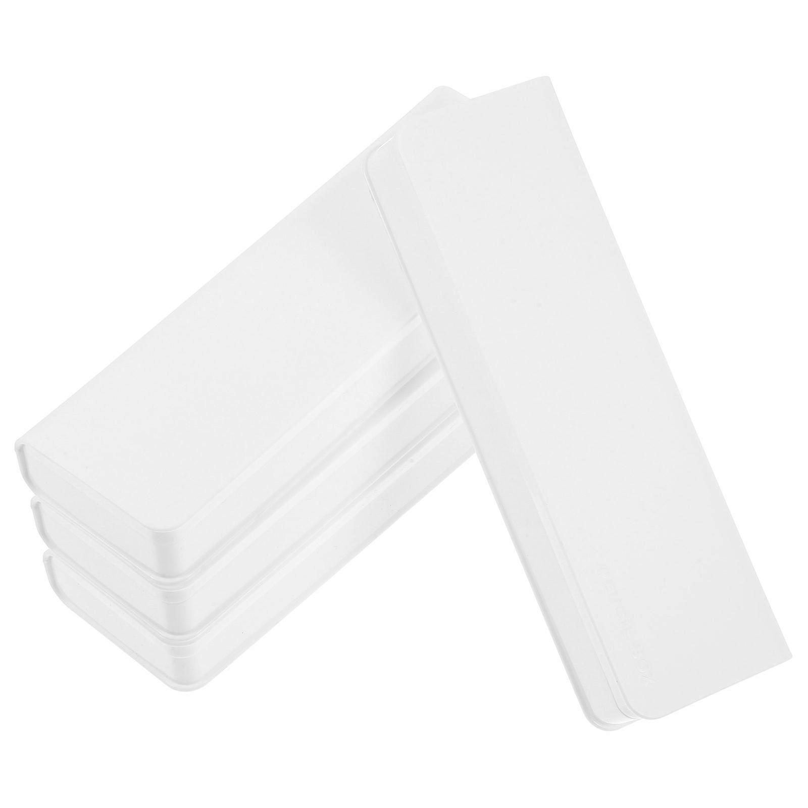Lightweight Pencil Case for Storage Things 4Pcs Plastic Organizer for School Use