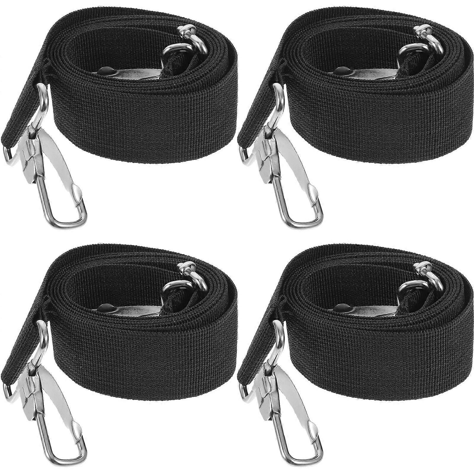 Snare Drum Strap Adjustable Polyester Snare Drum Shoulder Strap Set 8Pcs