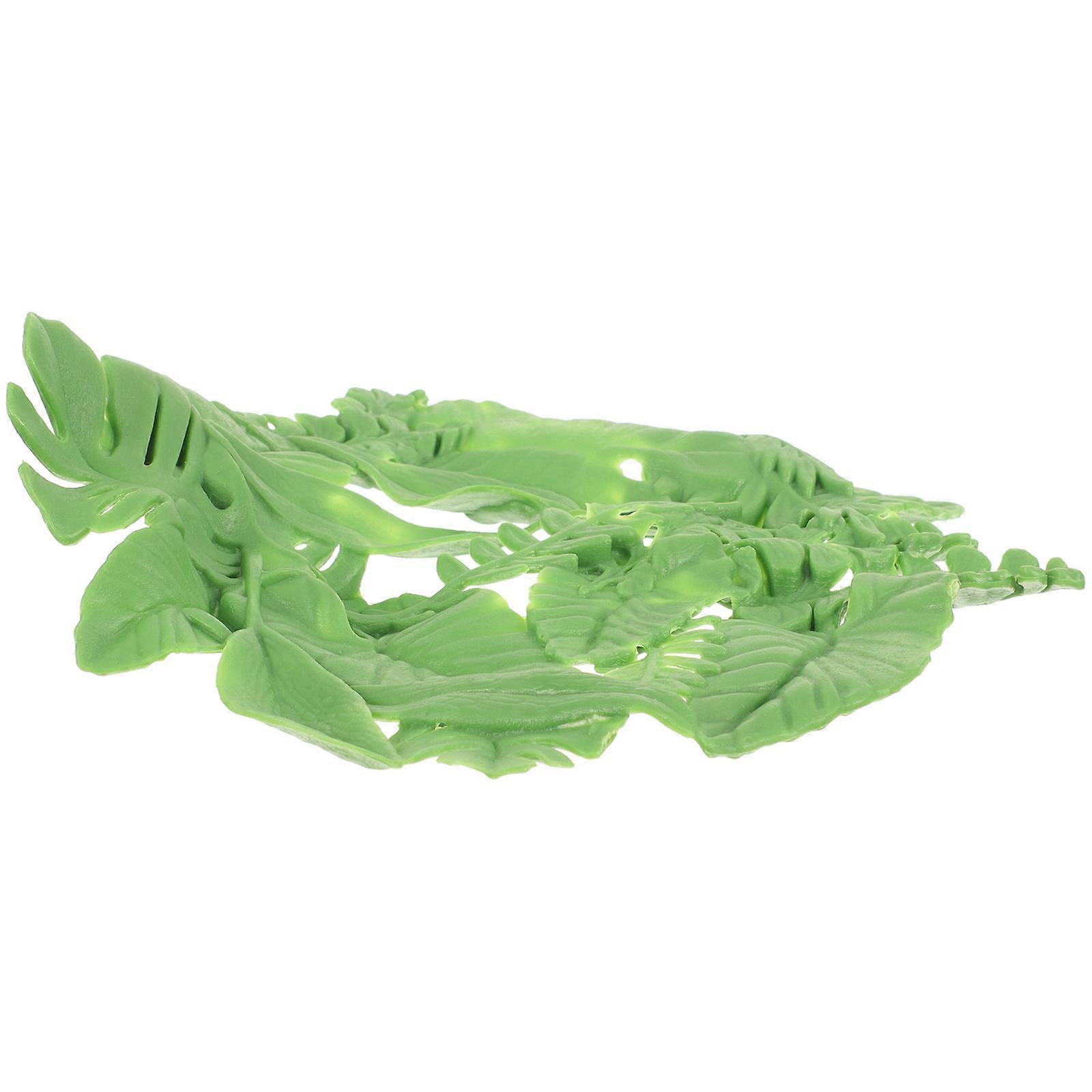 Simulation Leaf Model Miniature Leaf Decor for Garden Use 3Pcs 1 Bag