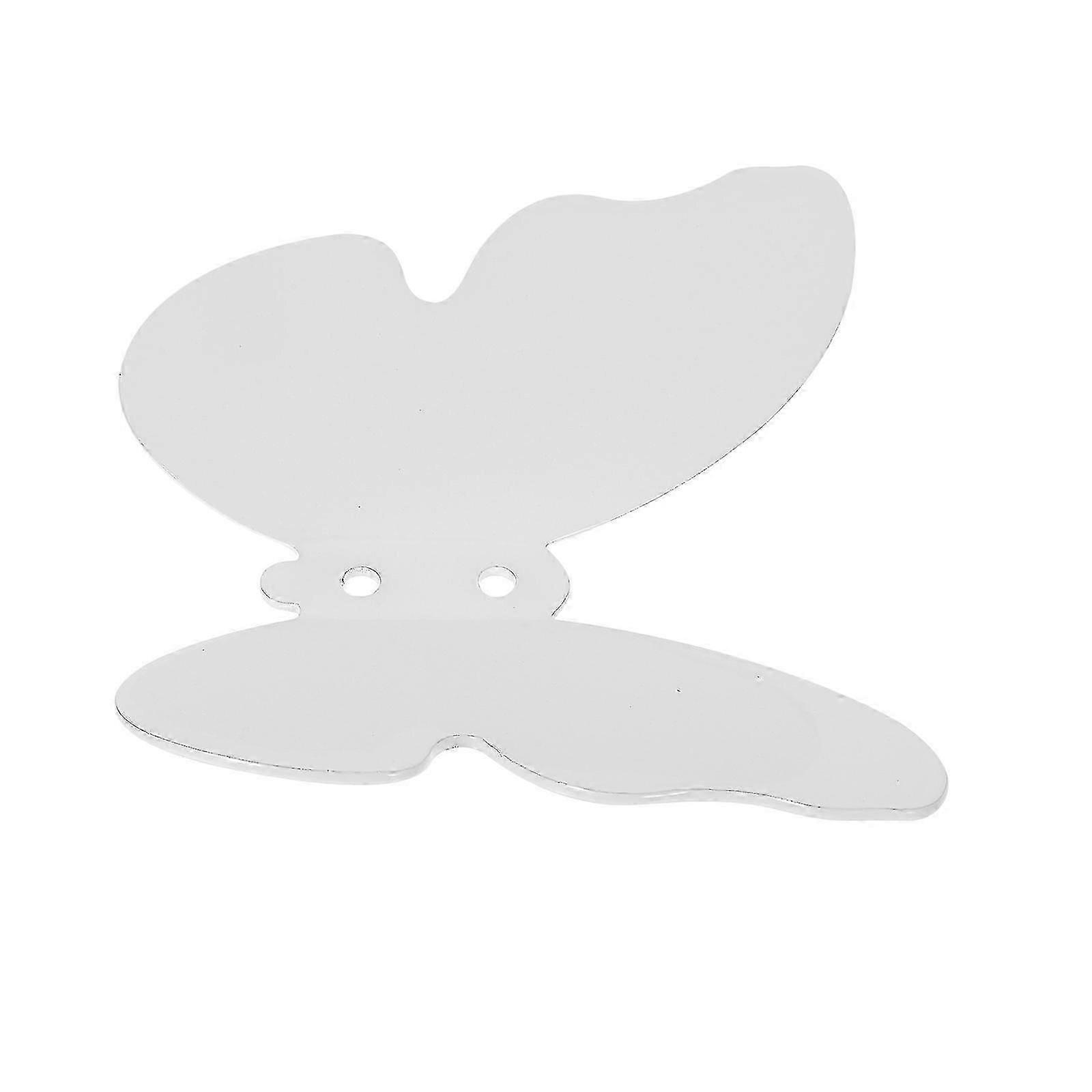 White Butterfly Shape Wall Hook, Copper Material, Decorative Home Hook, 1 Set