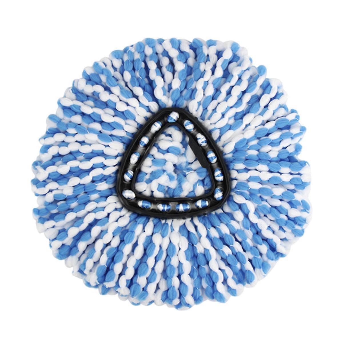 Spin Mop Replacement Head, Microfiber Mop Replace Head, Triangular Rotation Design Ensures Seamless Installation and Optimal Performance on Hard