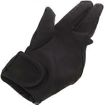 Hairdressing Glove 3 Fingers Heat Resistant Insulation Hairdressing Tool Finger Glove Salon Hair Utensil for Kitchen or Straightening Curly Hair (Blac