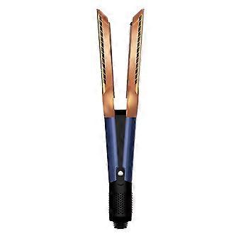 Negative Ion 2 in 1 Hair Dryer Flat Iron Dual Heat Styler for Quick Drying Straightening Travel Friendly Use A EU Plug