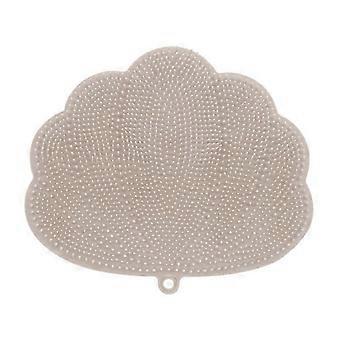 Wall-Mounted Hands-Free Back and Foot Scrubber with Suction Cups - Deep Clean and Exfoliate in the