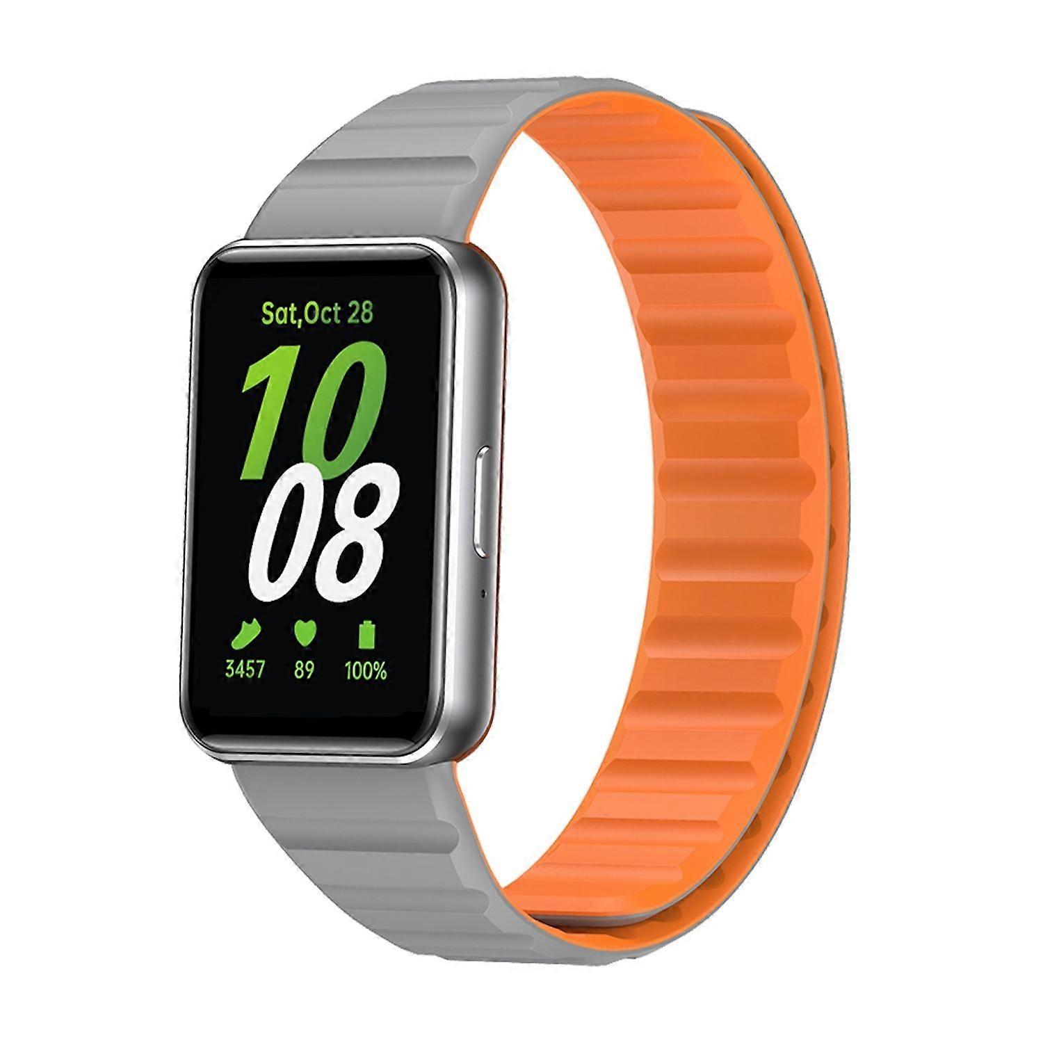 For Samsung Galaxy Fit 3 Design Magnetic Closure Silicone Replacement Arm Band New
