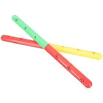 Dual-Color Fitness Sticks Sports Sticks 4Pcs for Relay Race and Training