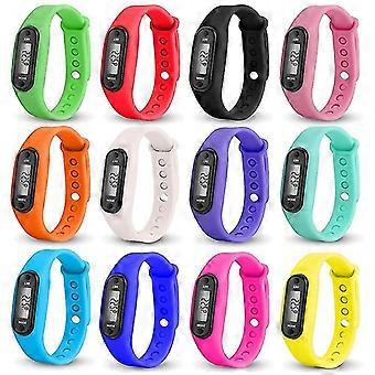 Skritteller Aktivitetsmåler Fitness Sportklokke Håndleddspedometer LCD Voksen Barn