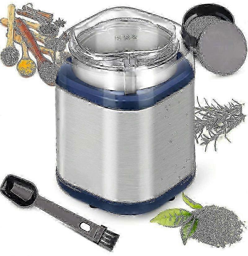 200W Electric Herb Grinder - Compact Spice Grinder for Pollen Catcher
