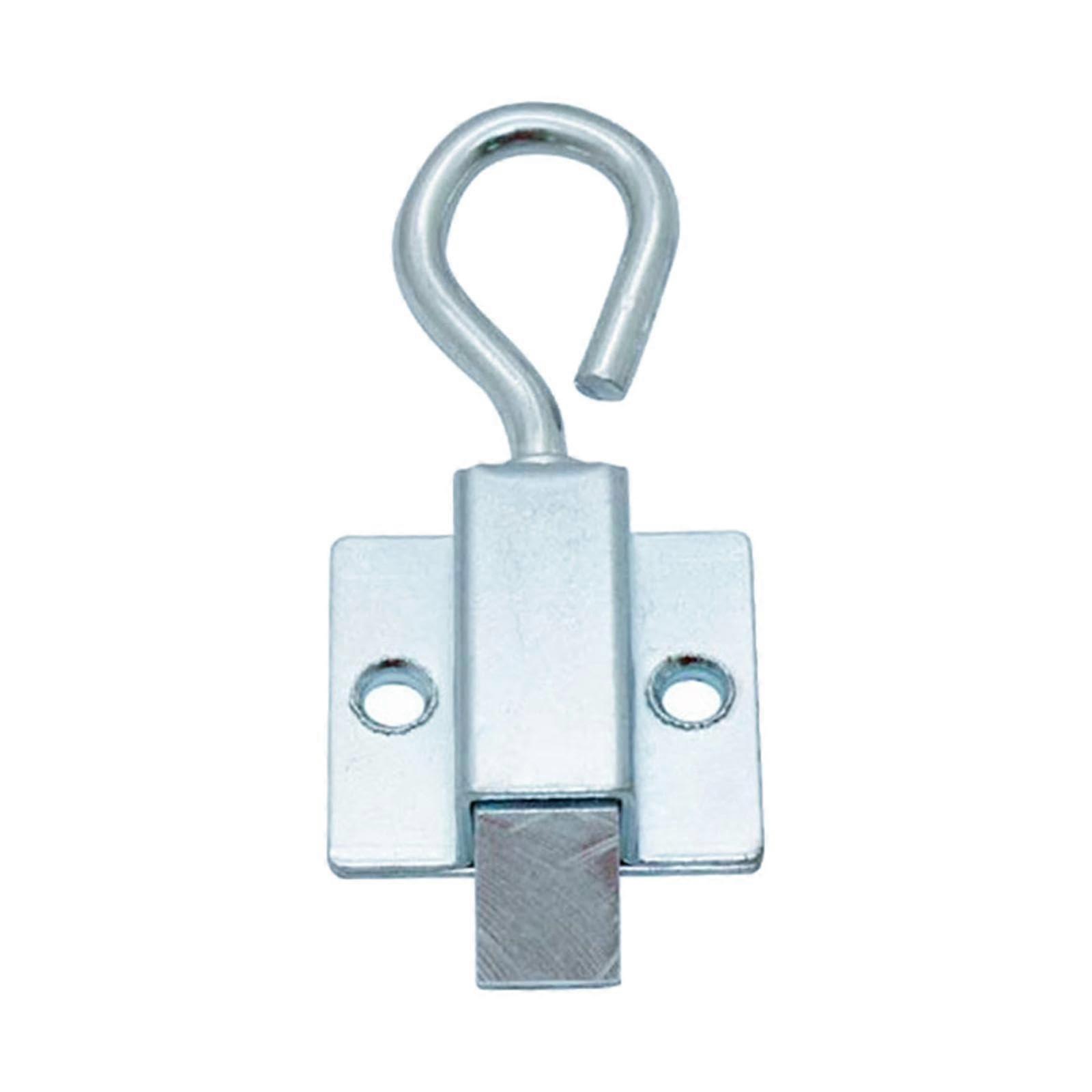 Automatic Door Latch Lock with Pull Ring, Durable Metal Spring Loaded Bolt for Gate and Barn Door