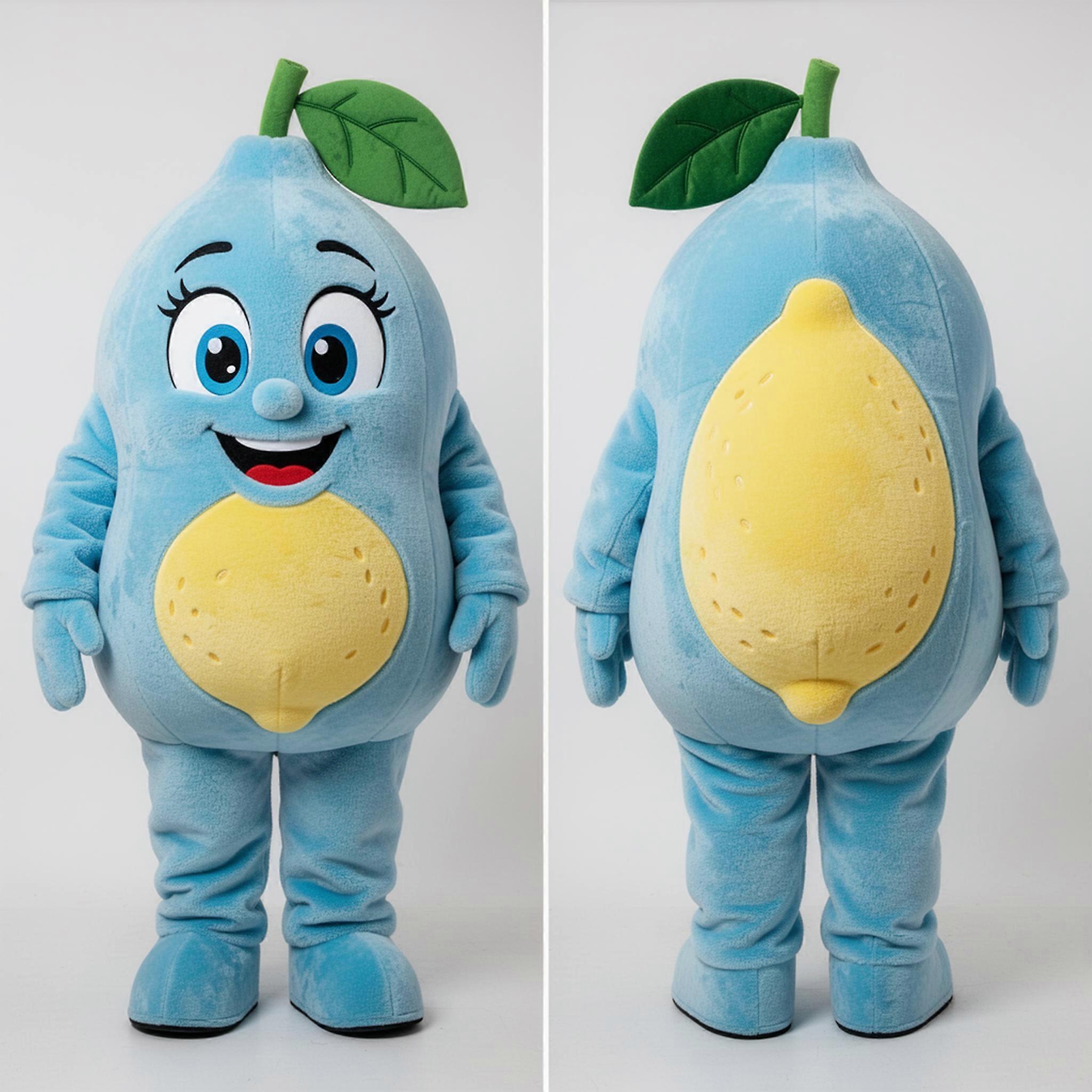 MASTICOT Sky Blue Cheerful Lemon Mascot