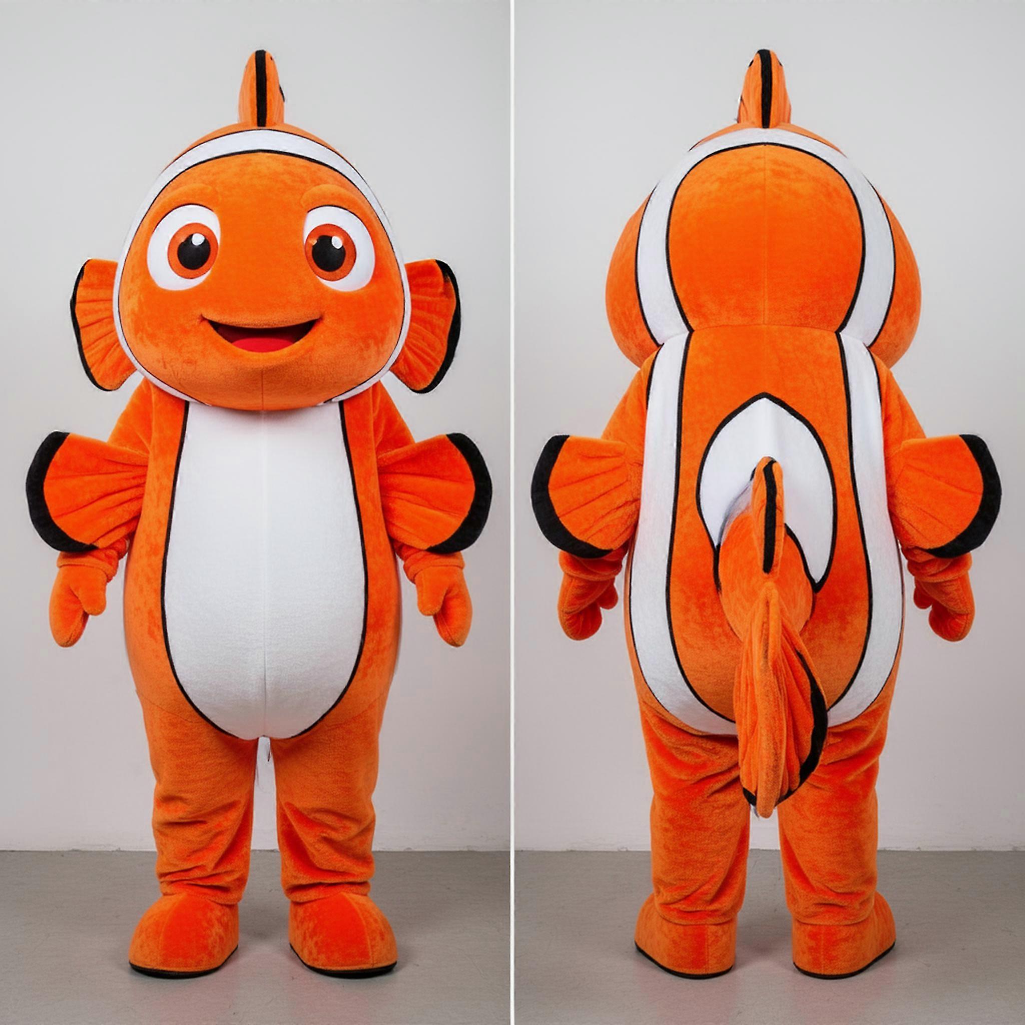 MASTICOT Olive Vibrant Clown Fish Mascot