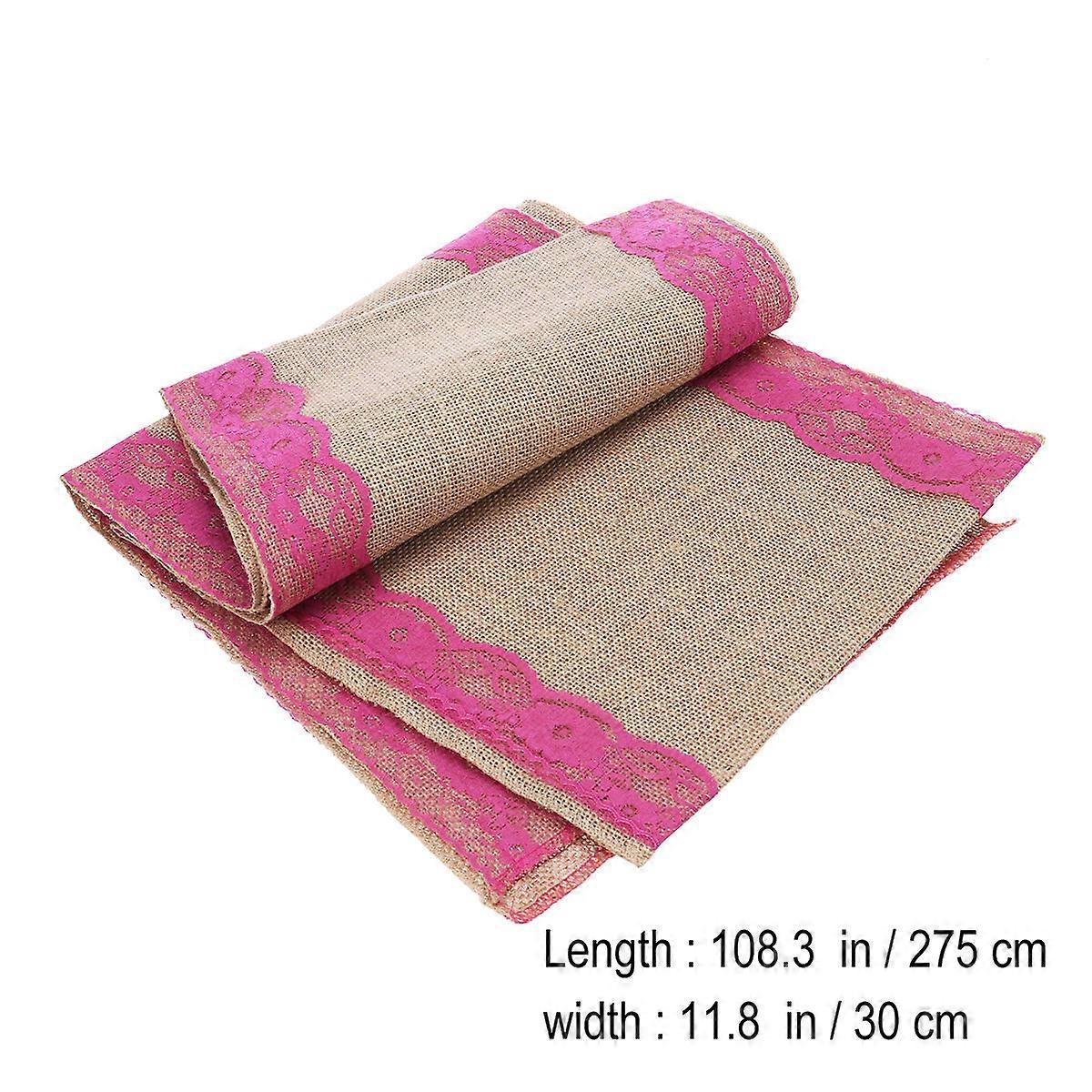 Desk Flag Lace Table Runner for Table Decoration Rustic Style