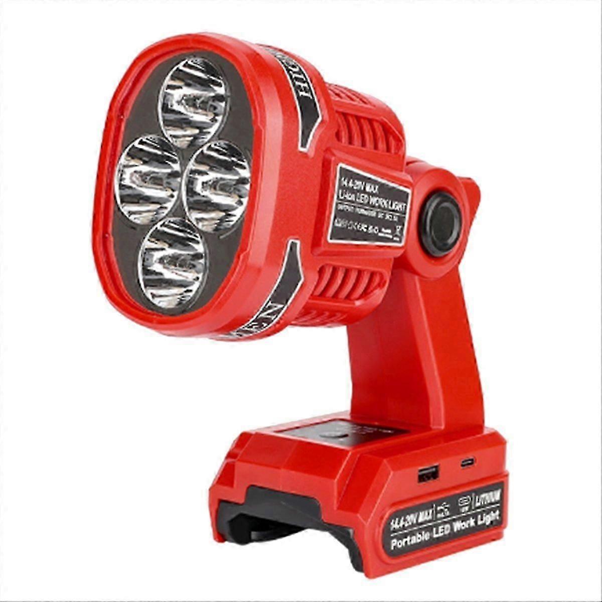 For 14.4-20V Lithium Ion Batteries LED Work Light