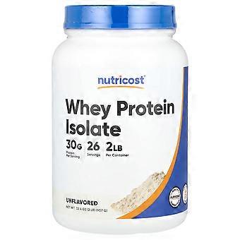 Nutricost, wei-eiwitisolaat, ongeflavoreerd, 907 g