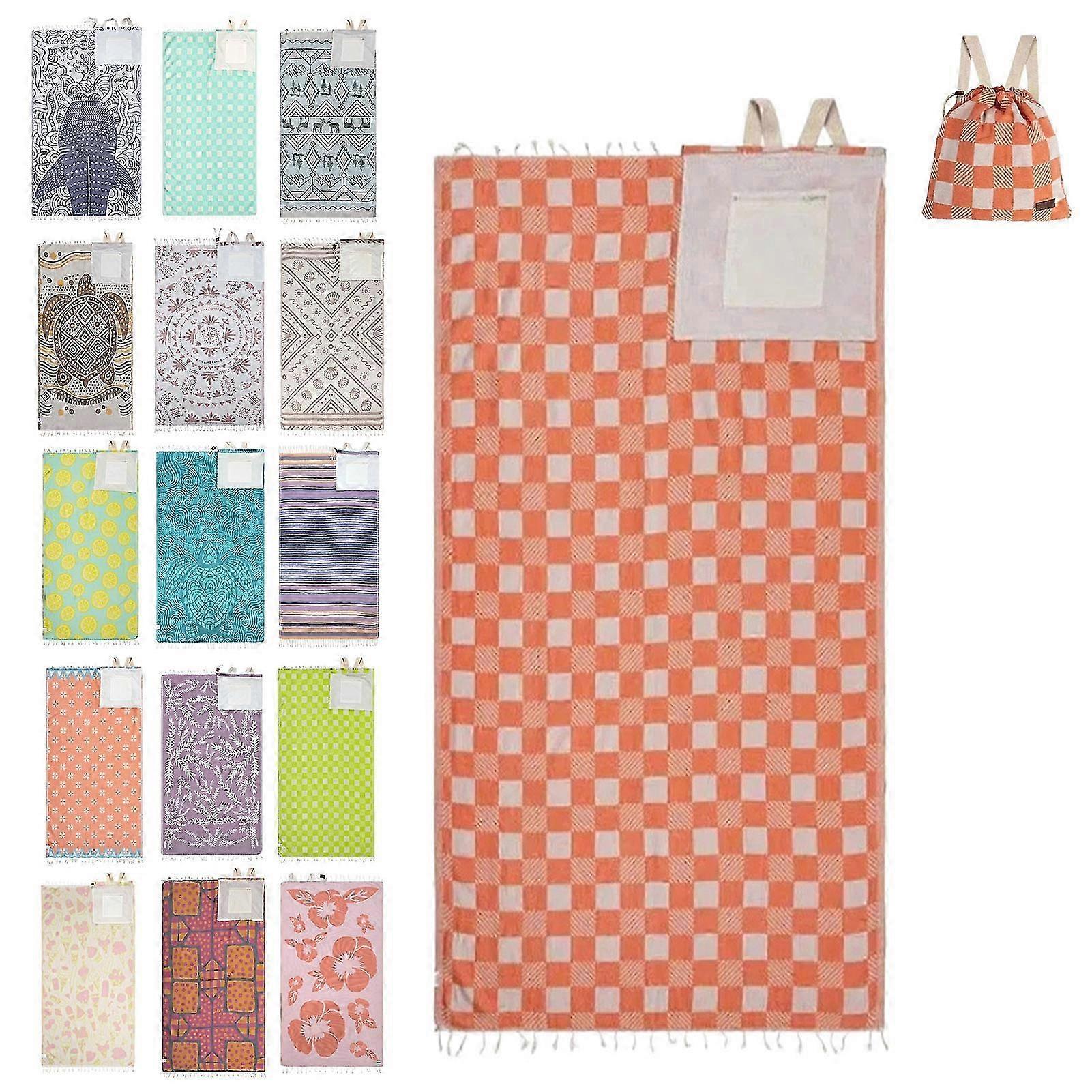 Convertible Microfiber Towel Sand Resistant