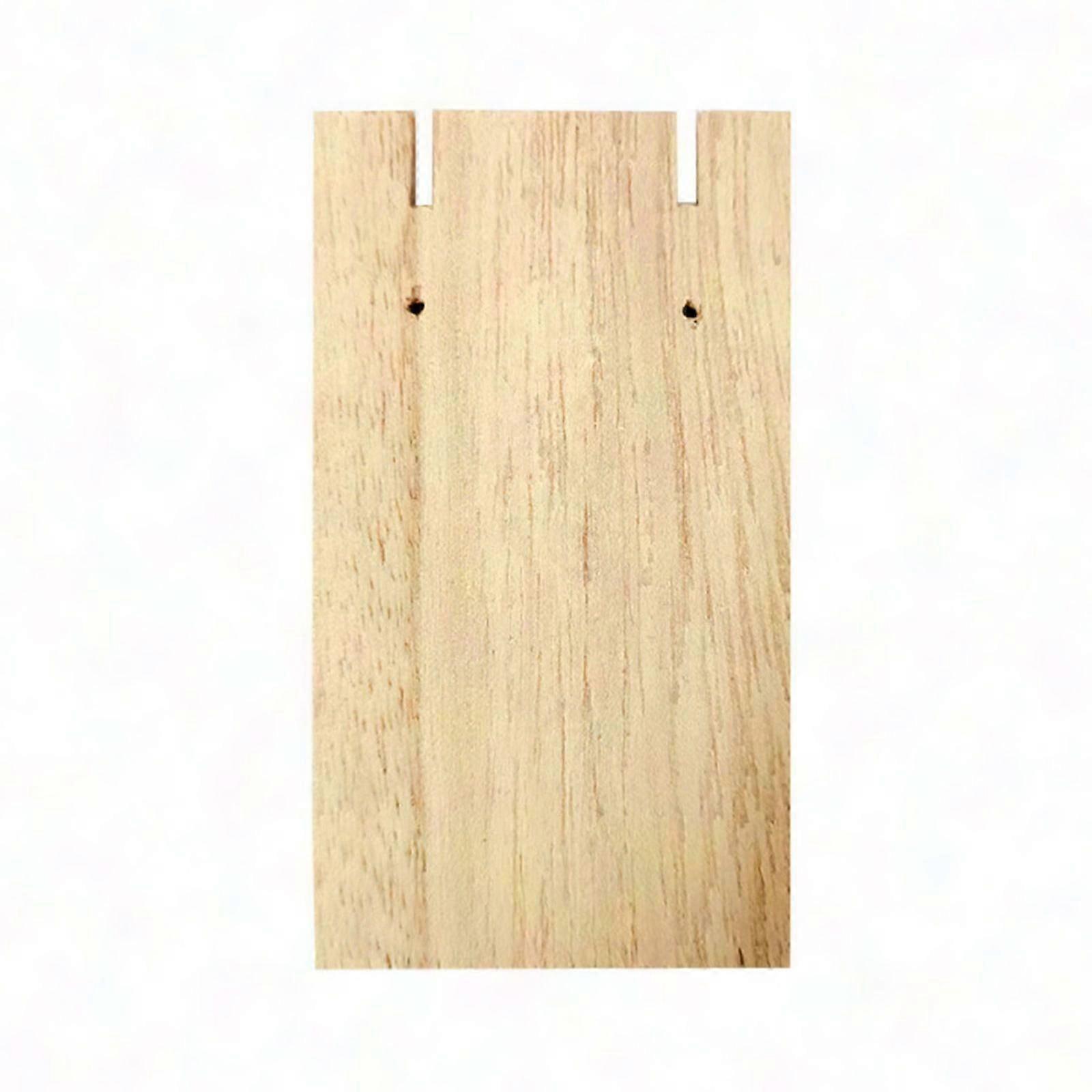 Handmade Earring Holder Rack with Wood Texture