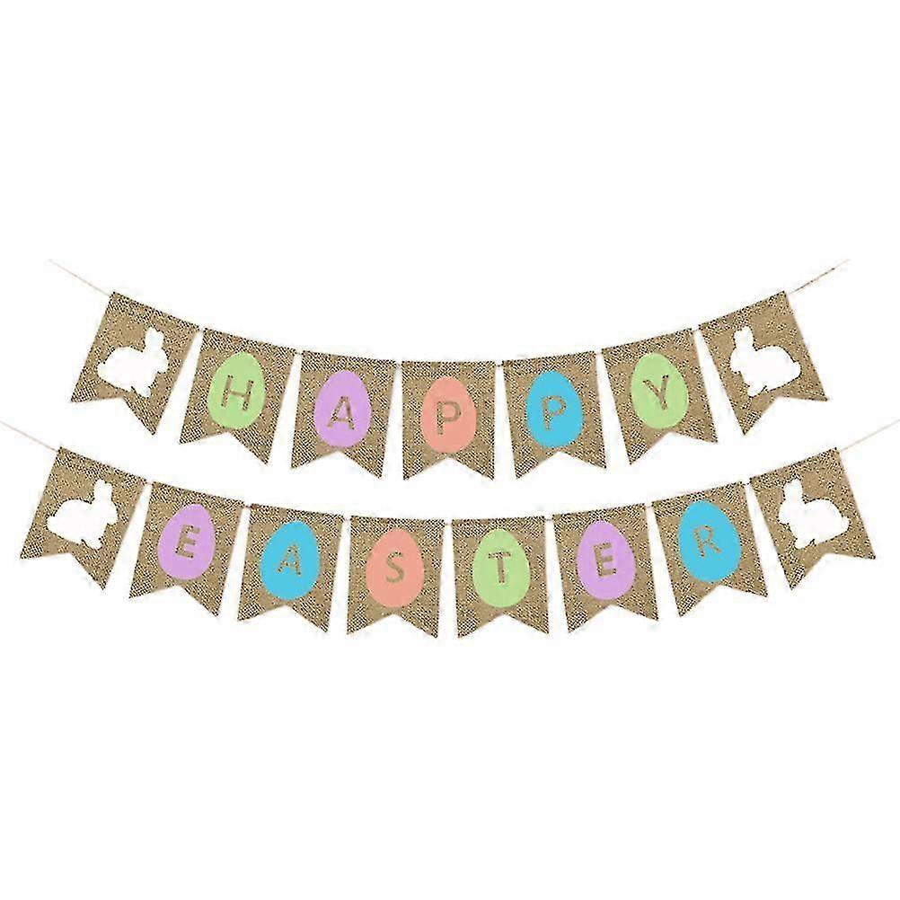 Colorful Linen Easter Banner