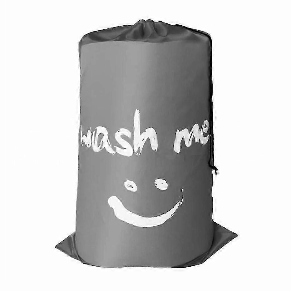 Large Waterproof Nylon Laundry Bag Smiley
