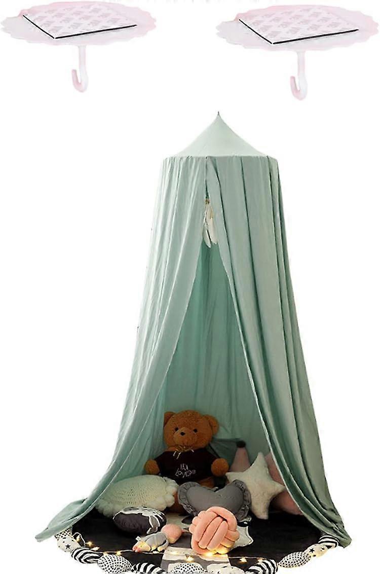 Light-Blocking Breathable Cotton Reading Nook Canopy