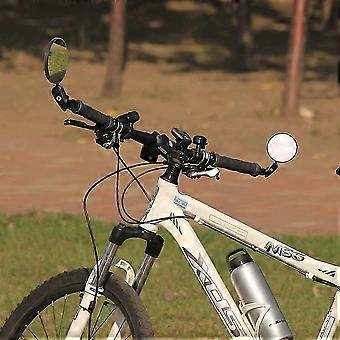Bicycle Riding: HD Convex Bike Rearview Mirror with Adjustable Handlebar Installation for Mountain & Road Bikes