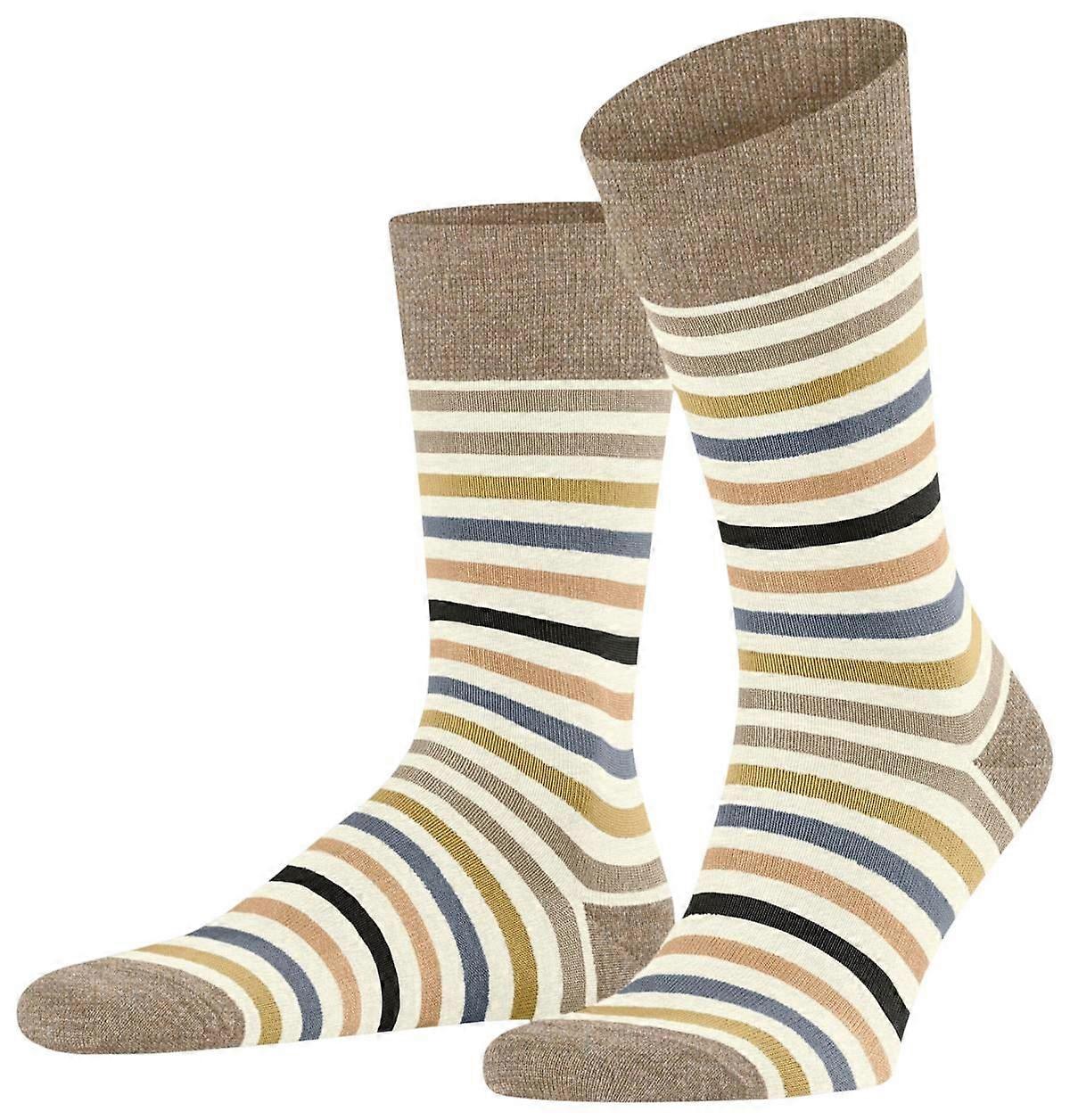 Falke Tinted Stripe Socks - Off White