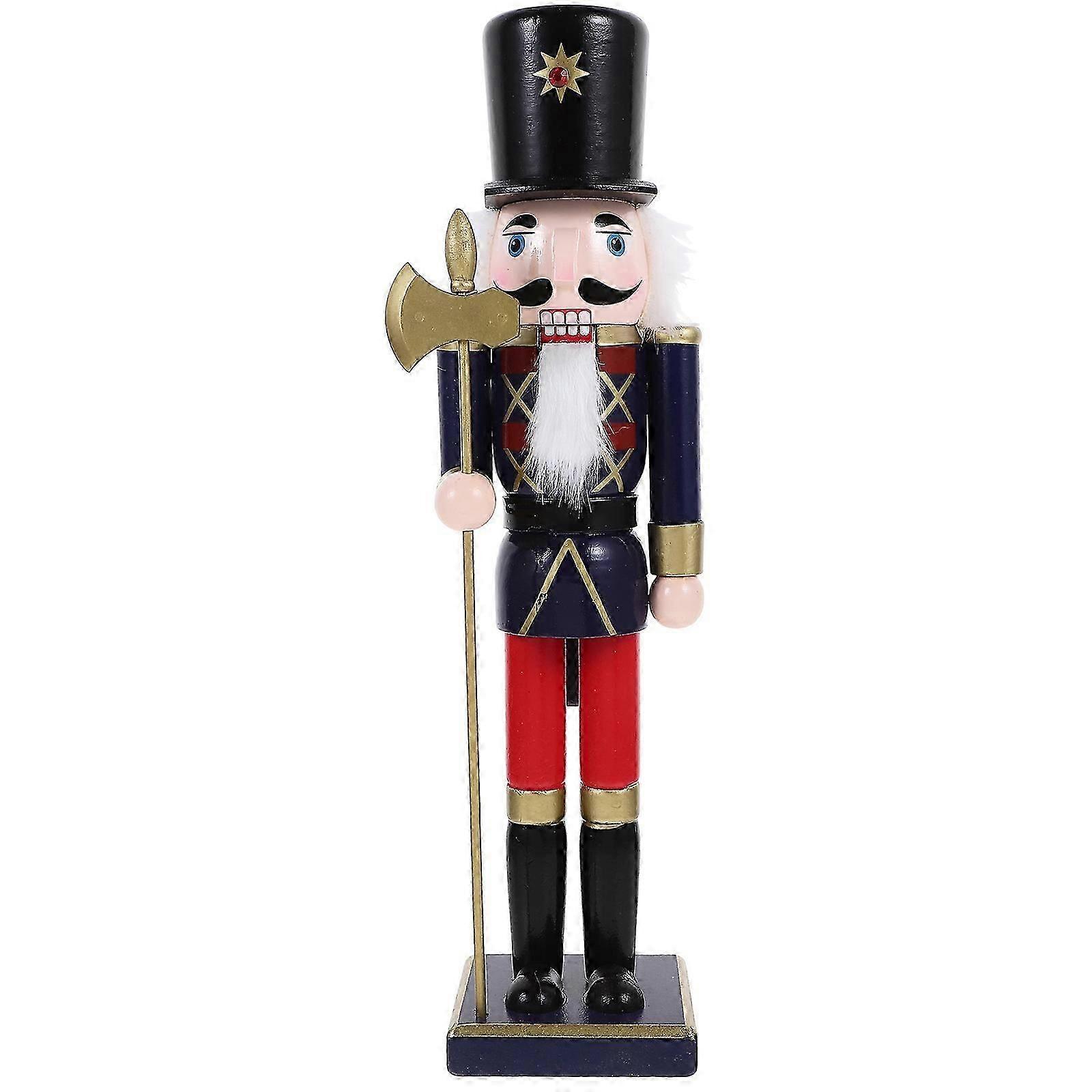 Christmas Nutcracker Figurine Nutcracker Wooden Nutcracker Soldier Figurines Christmas Nutcracker
