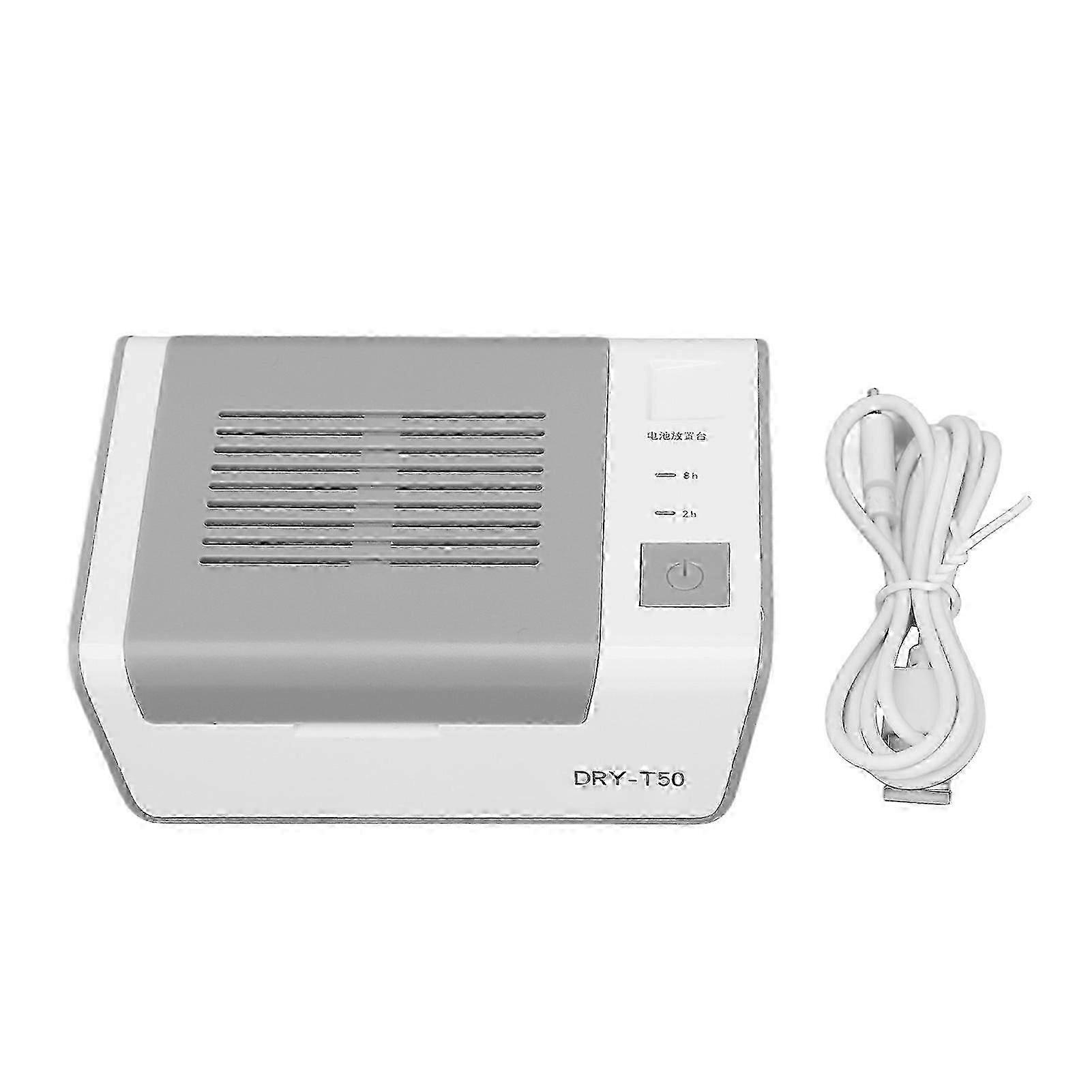 Hearing Aid Dehumidifier Dryer, Heated Moisture Proof Drying Box for Hearing Aids, Compatible with Cochlear Implants, ABS, Timer 2/8 Hours