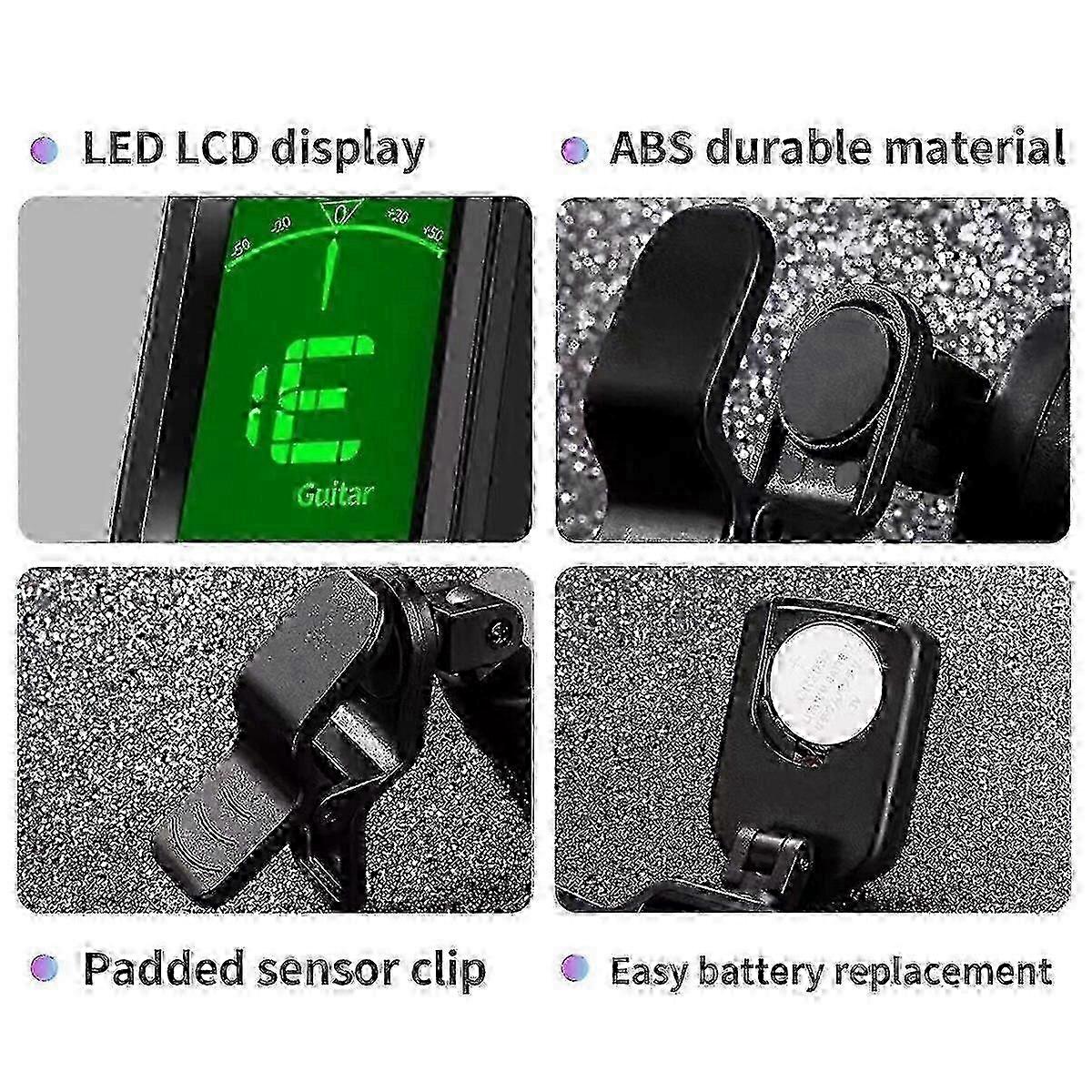 Multi-Mode Clip-On Tuner Sensitive Mini