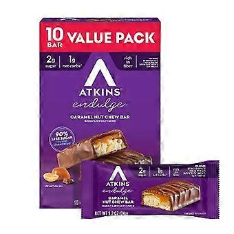 Atkins Endulge Caramel Noten Kauwreep, 5 stuks, 6 oz.