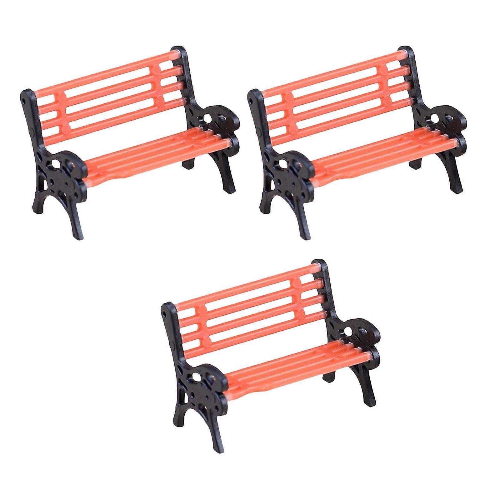3pc Mini Bench Decor Set