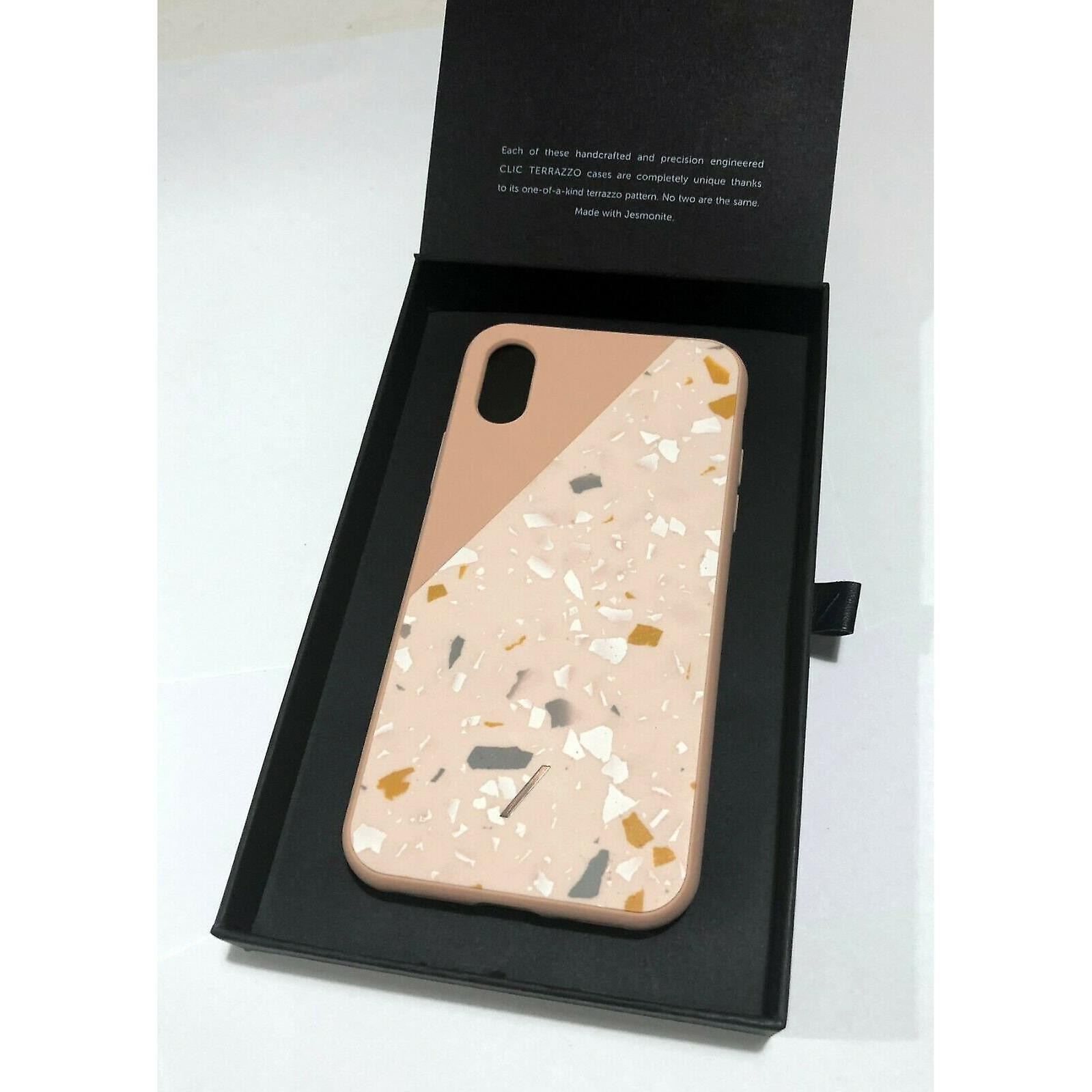 Native Union Clic Terrazzo Luxury Hand-crafted Case Cover For Iphone X/xs/max