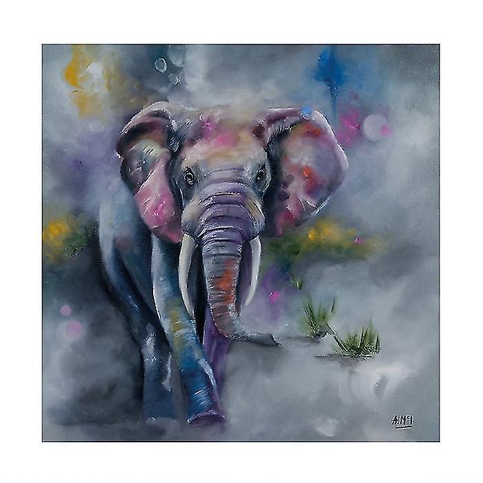 Alison Mcilkenny Elephant Stride Print