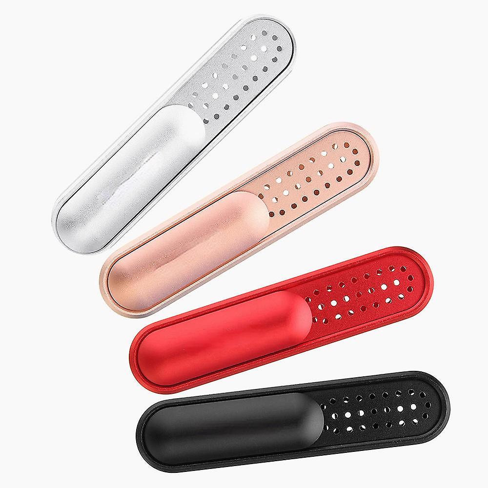 Cafele Metal Car Air Freshener Bar - Solid Perfume Fragrance Diffuser With Magnetic Slide Control