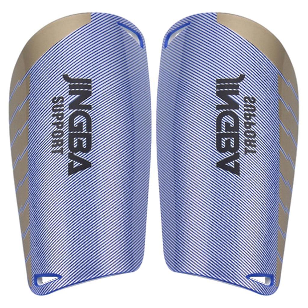 כדורגל Shin Guard רפידות כדורגל Shinpads עבור בנים בוגרים בנות כחול S