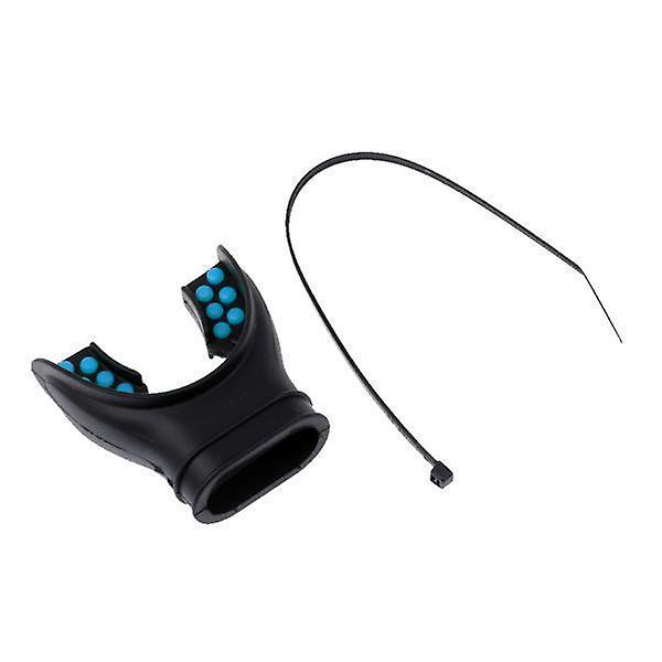 3xScuba Regulator Universal Επιστόμιο Σιλικόνης με Έγχρωμη Καρτέλα Μαύρο Μπλε