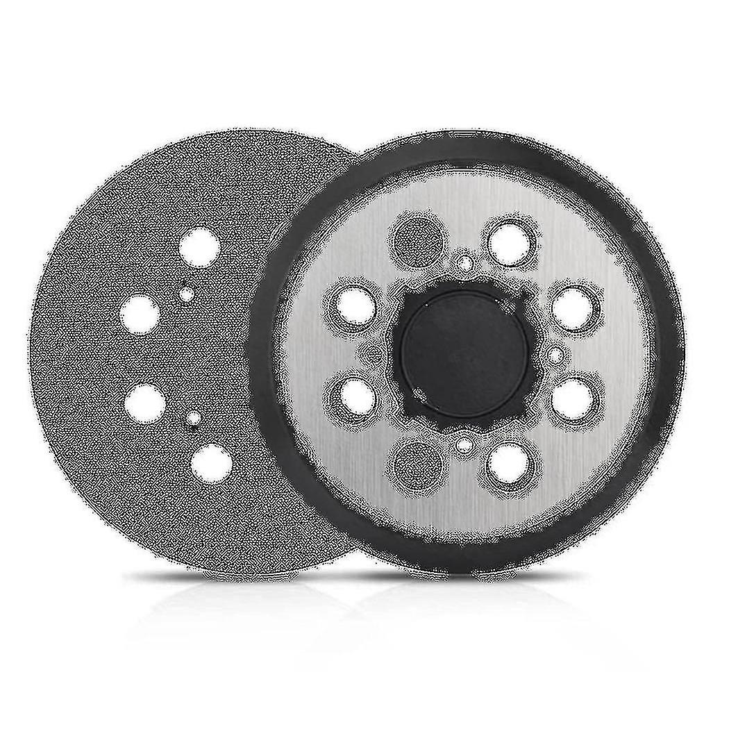Sander erstatning Pads, 2-pack 5 tommers 8-hulls krok og loop orbital sliping metall bakputer Dwe6423