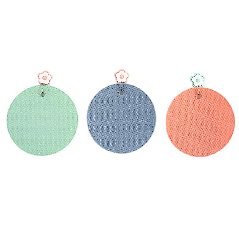 Silicone Heat Resistant Coaster Flexible Mat Jar Opener Table Protector Coasters
