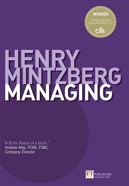 Managing by Henry Mintzberg Paperback Book