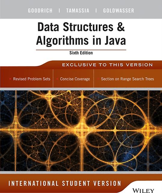 Data Structures And Algorithms In Java International Student Version by Michael H. Saint Louis University Goldwasser Paperback Book
