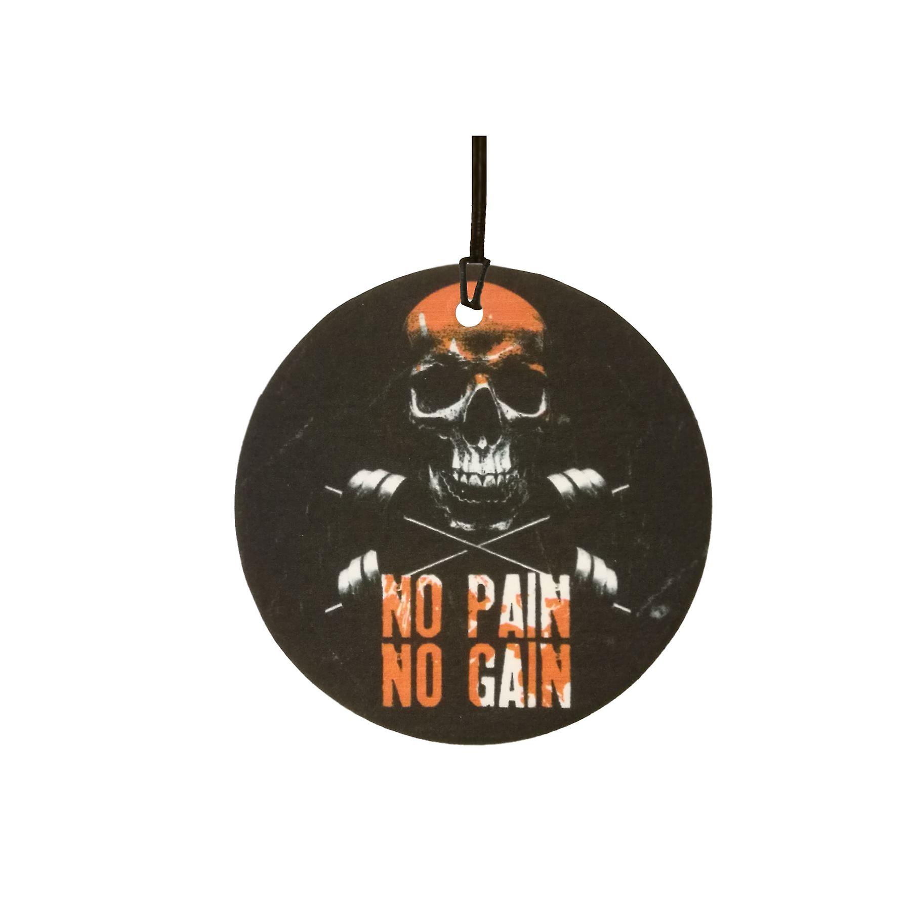 No Pain No Gain Car Air Freshener