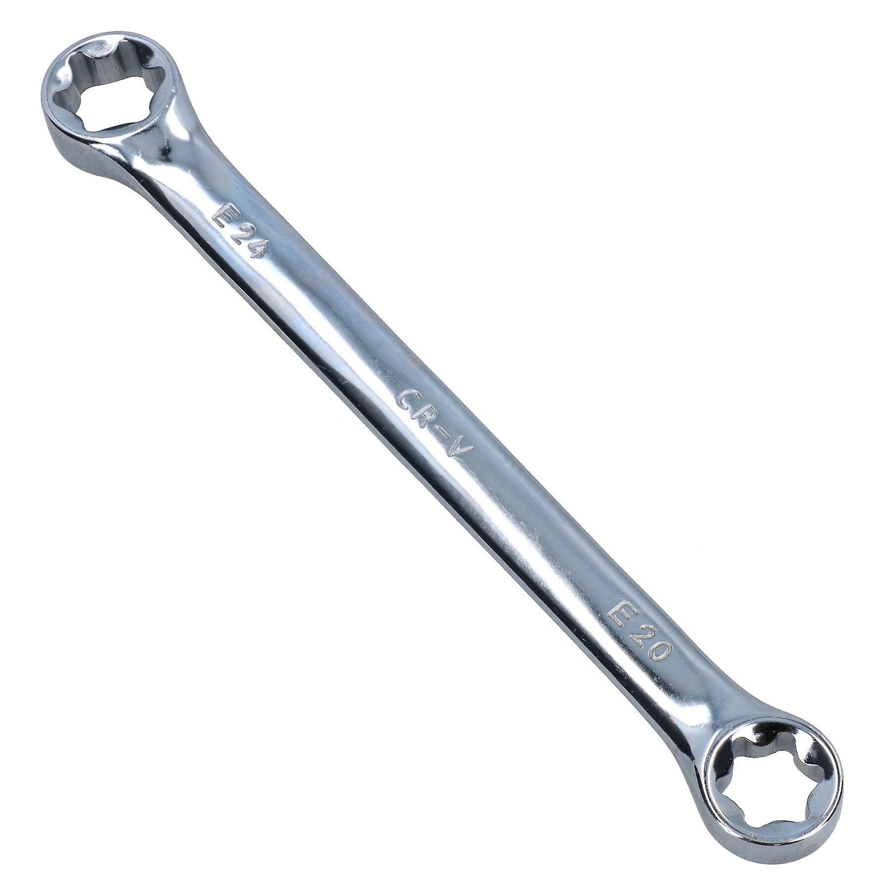 E20 x E24 Short Torx E Female Spanner Wrench Star Double Ended Box