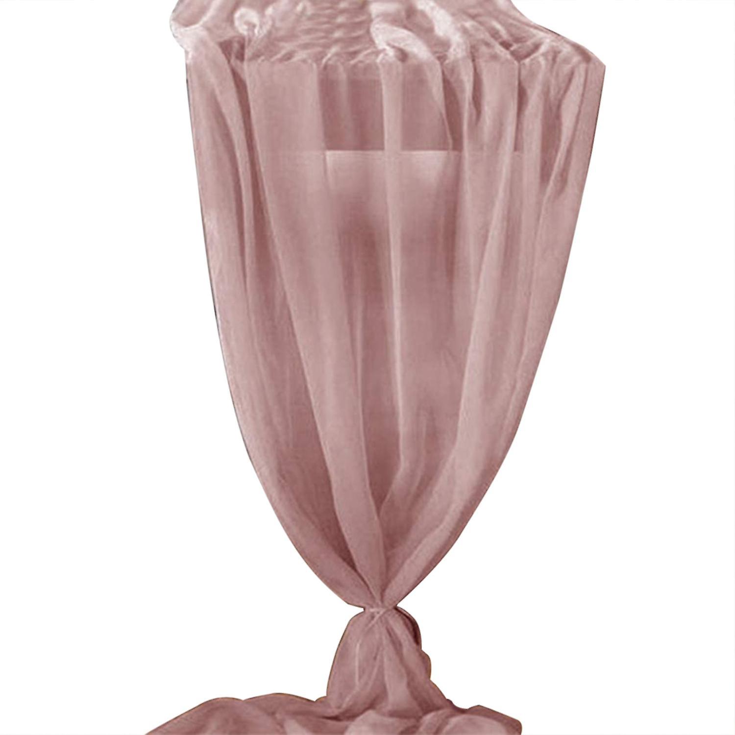 ZHOUBA Table Runner Solid Color Decorative Romantic Chiffon Wedding Table Runner for Bridal Showers