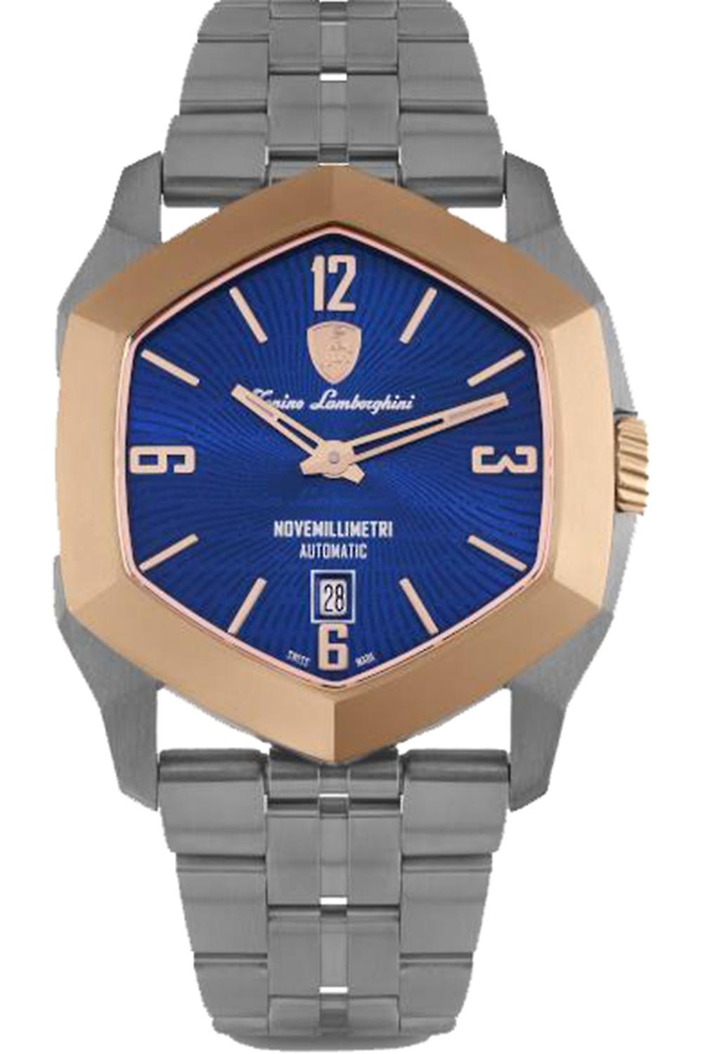 Novemilimetri Automatic Analog Men's Watch with Titanium Bracelet TLF-T08-3B