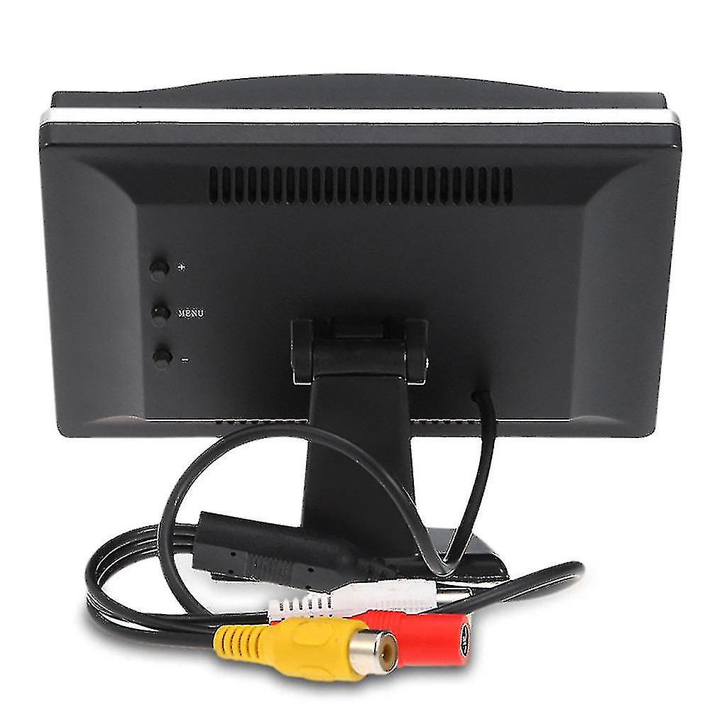 5 Inch Lcd Screen Car Monitor Car Rear View Reverse Camera 8 Led Car Reversing Parking Camera Screen Display