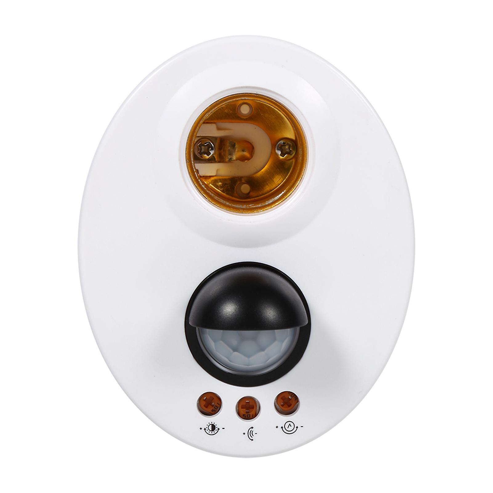 E27 110-250V Automatic Induction Lamp Holder with Infrared Sensor