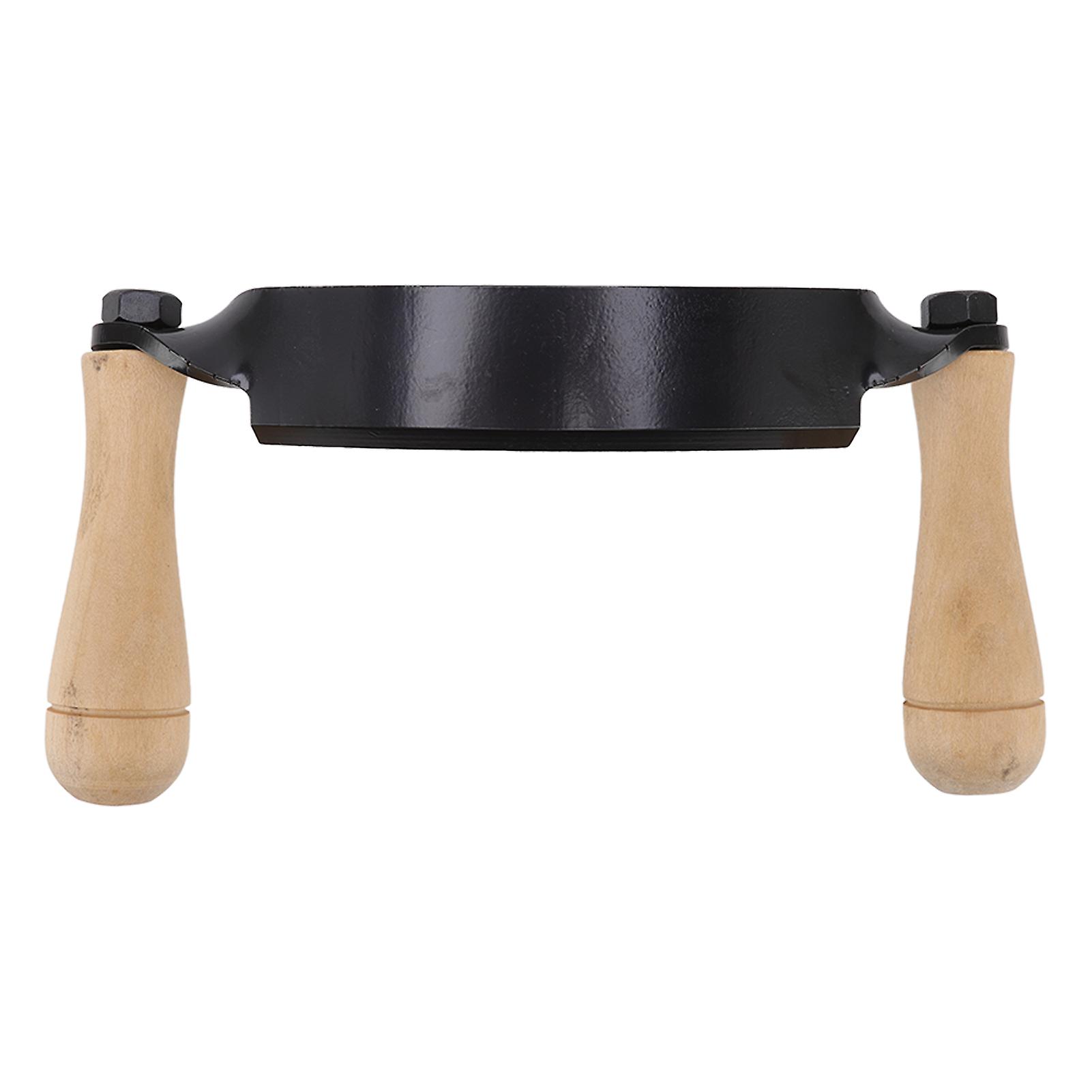 Couteau à tirer avec manche en bois HRC 30, acier tungstène durable, courbé, haute netteté, pour meubles en bois rond, 25,4 cm