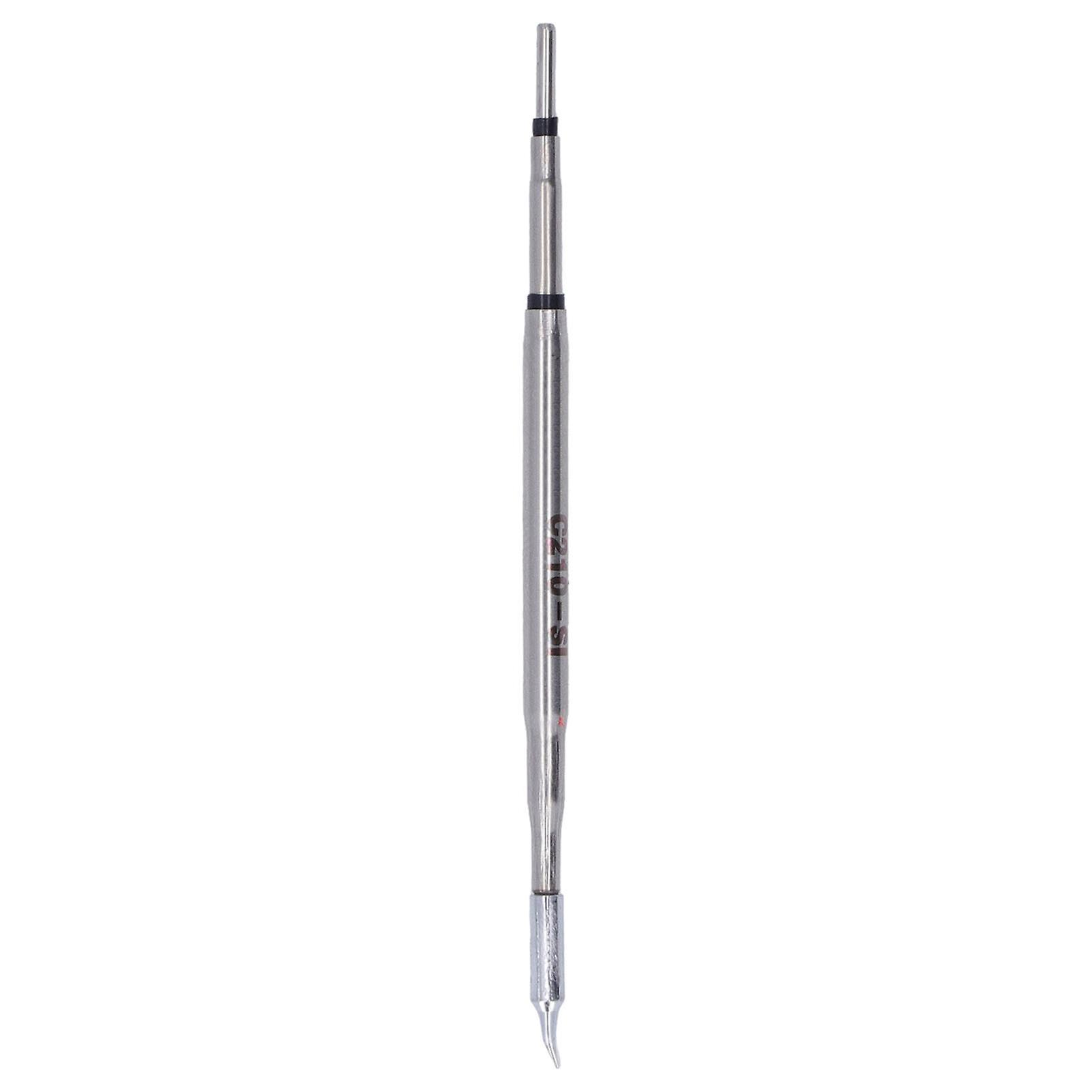 Soldering Iron Tip, T26 Handle Alloy and Copper Welding Head, Solder Rework Station Parts(C210‑SI 81mm) THH8Y