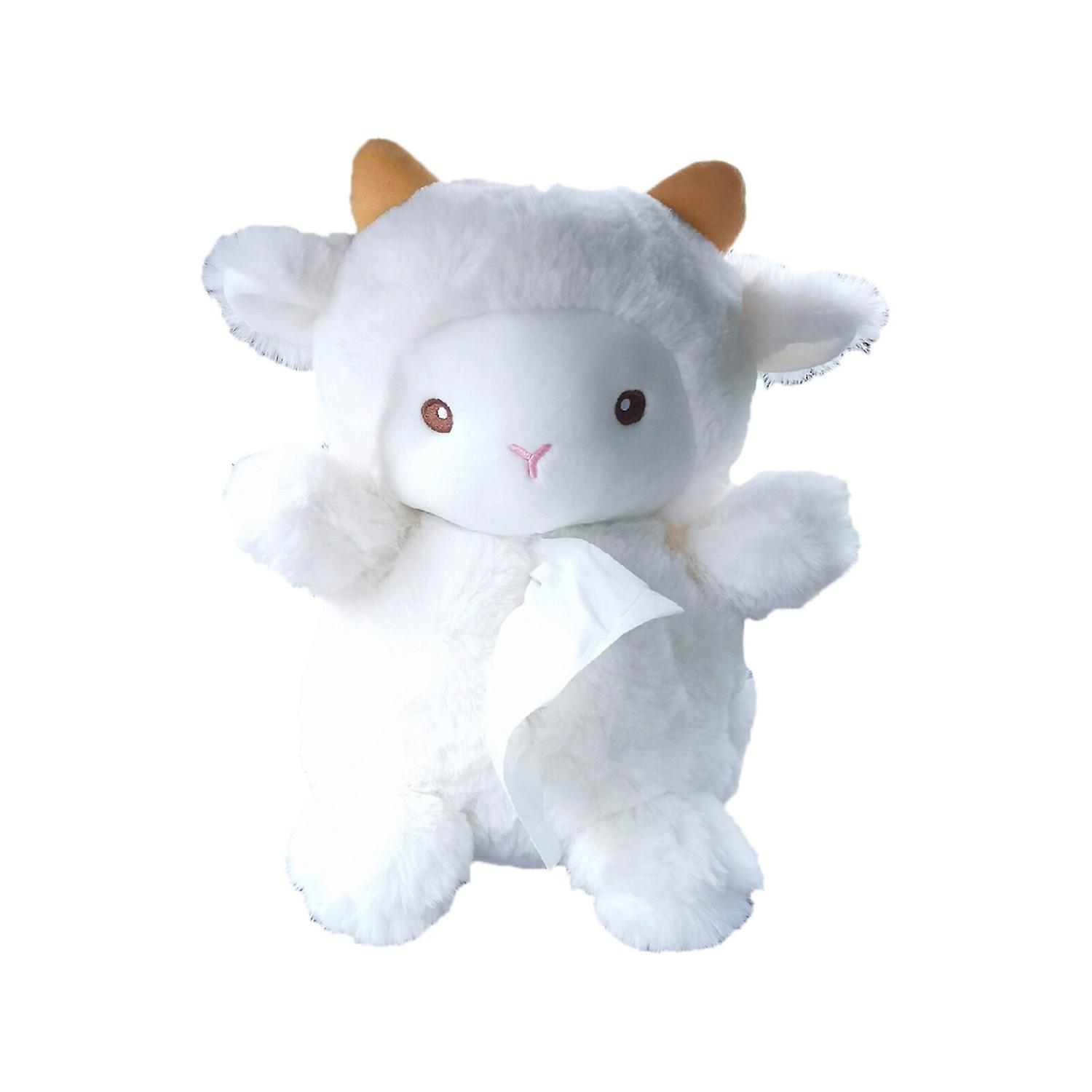 Creative Animal Shape Plush Car Tissue Holder Durable and Soft